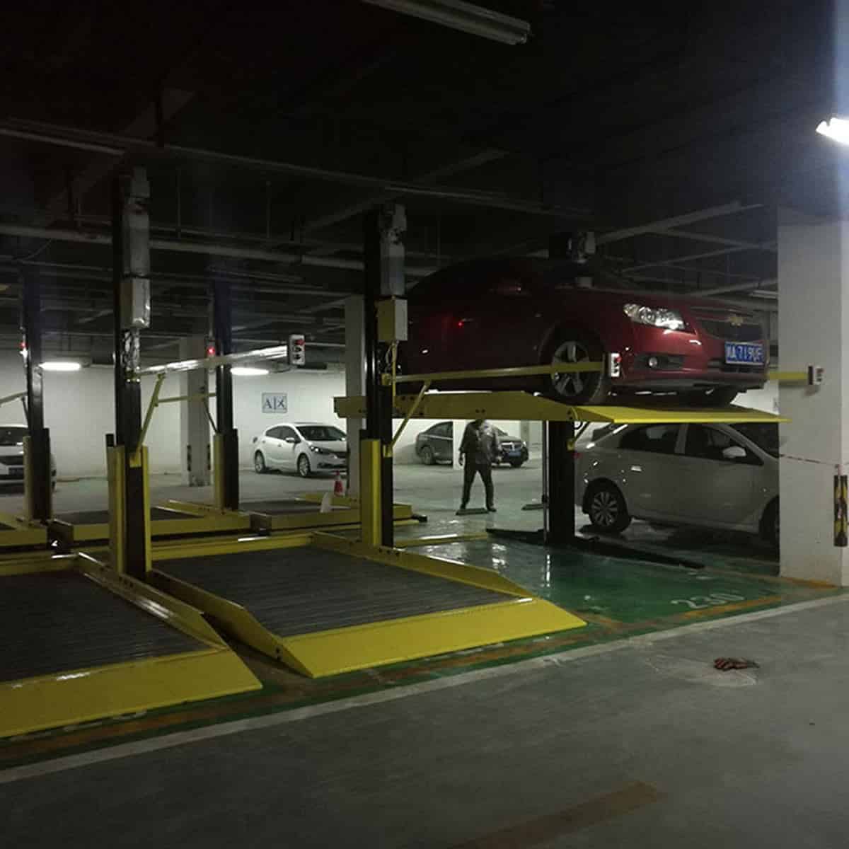 地下室機械式立體車庫改造